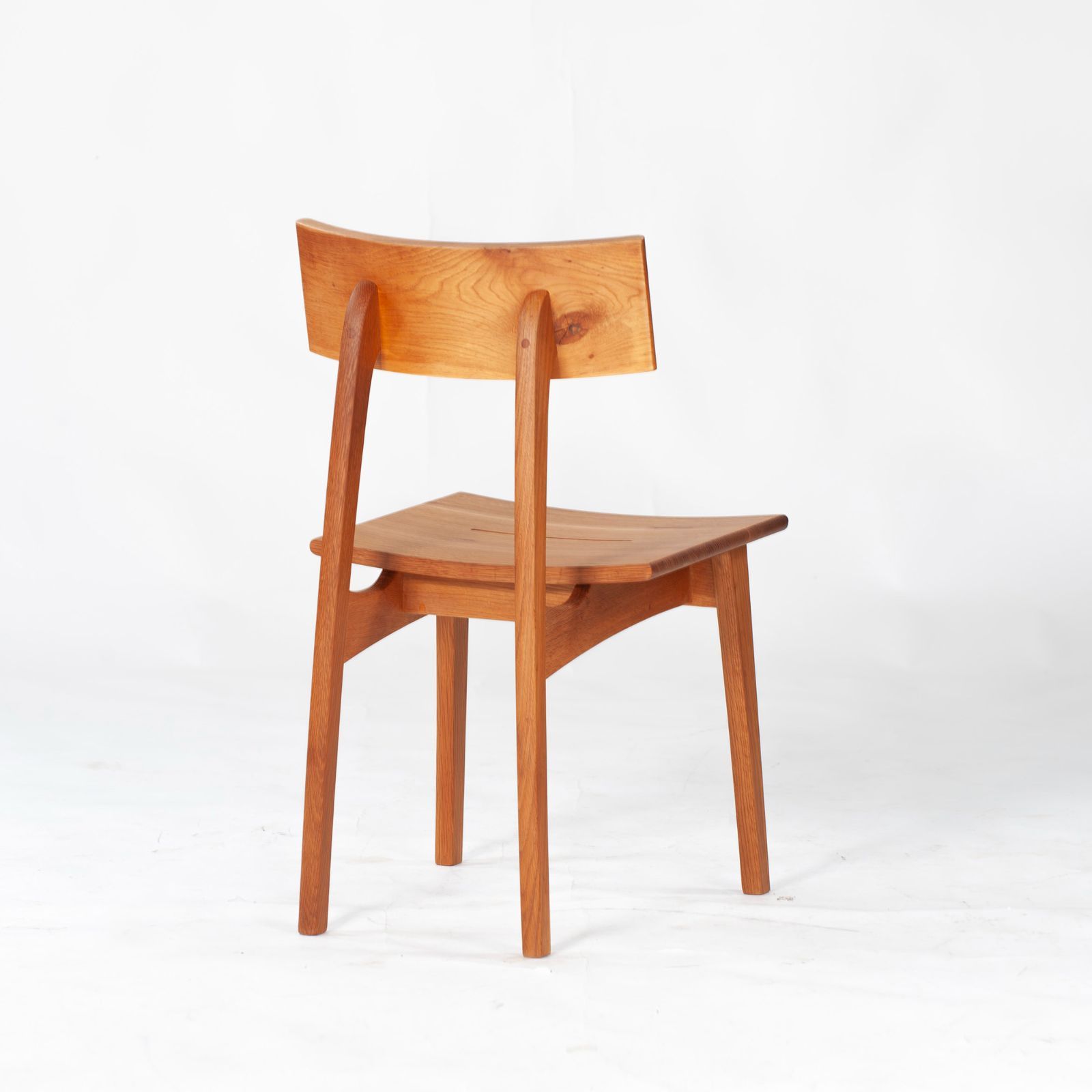 ダイニングチェア 飛騨産業 森のことば 板座(1) ホワイトオーク材 無垢