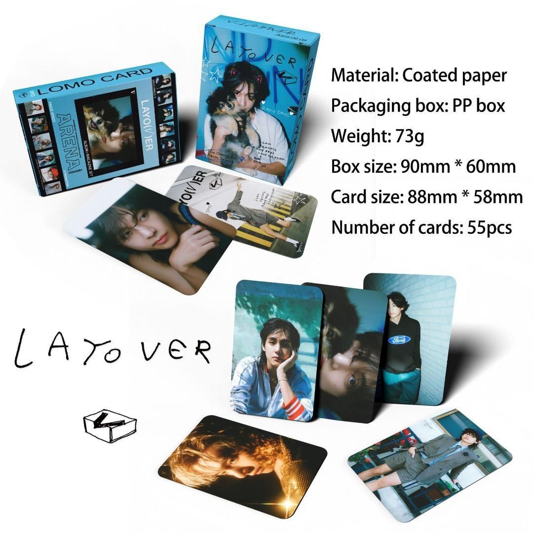 BTS V ヴィ トレカ55枚セット Layover SOLOフォトカード - メルカリ BTS V ヴィ トレカ55枚セット Layover SOLOフォトカード - メルカリ