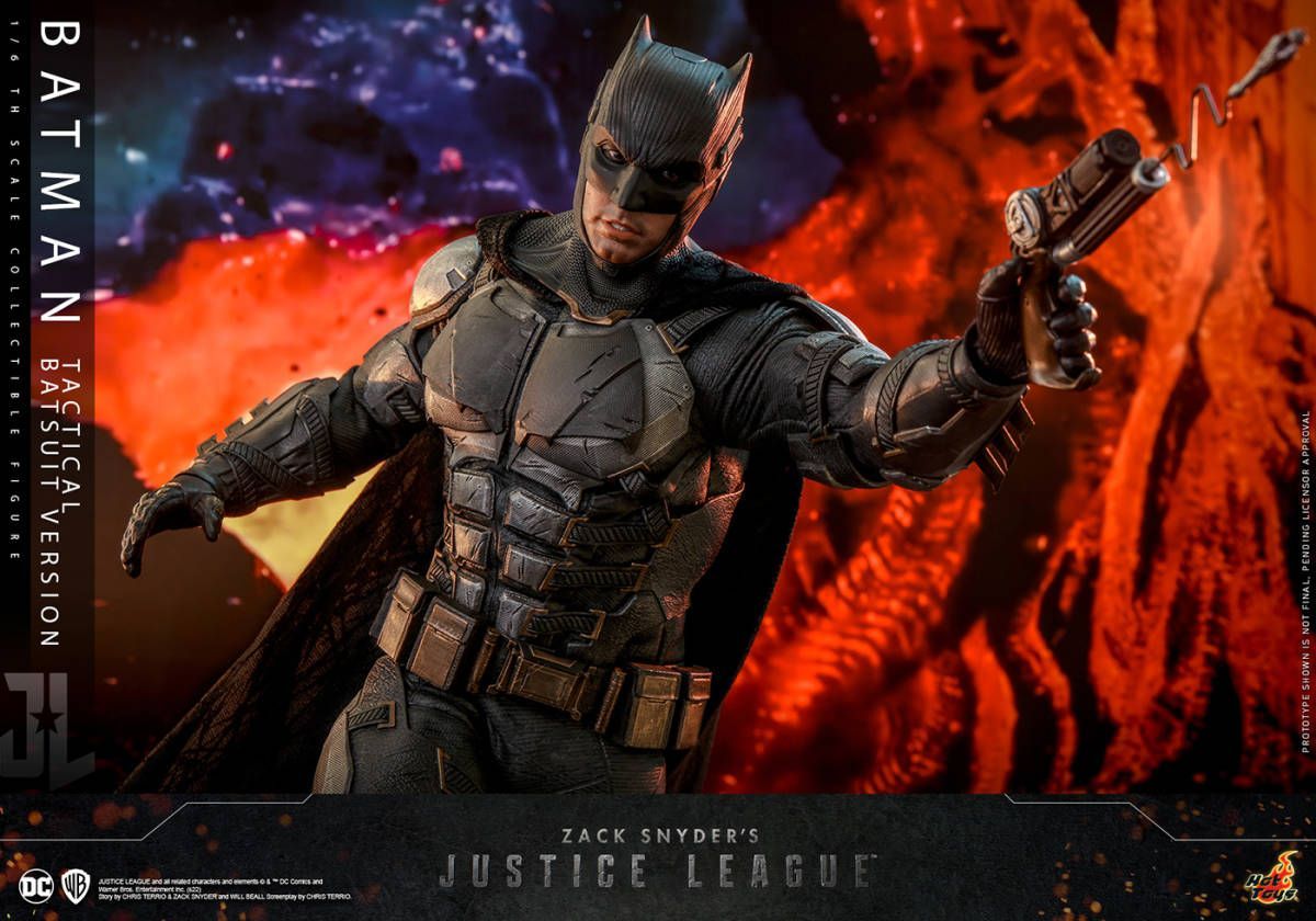 ホットトイズ ジャスティス・リーグ バットマン(タクティカル・バットスーツ版) ホットトイズ 1/6 ジャスティス・リーグ ザック・スナイダー
