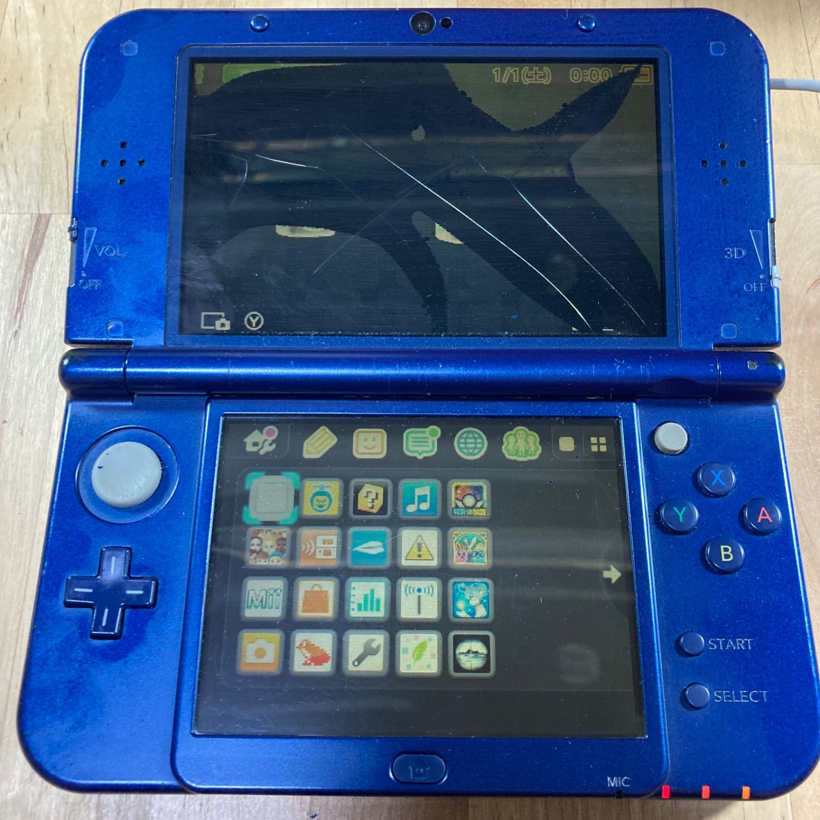 本体 New3DSLL メタリックブルー B 本体 New3DSLL メタリックブルー B Nintendo 3DSブルー 本体