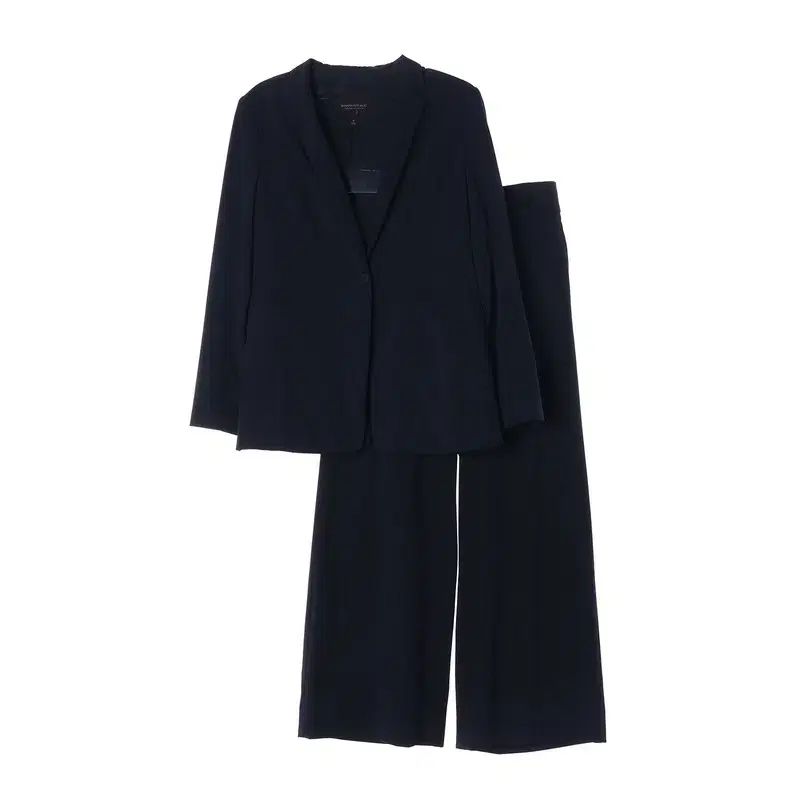 バナナ 共和国 WOMEN ー S 勝ちました ボタン ジャケット ストラップ ワイド パンツ