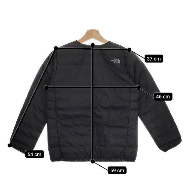 THE NORTH FACE NDW92160 ZI Magne 50/50 Down Cardigan カーディガン ダウンジャケット ブラック レディース ザノースフェイス【中古】4-0927T♪