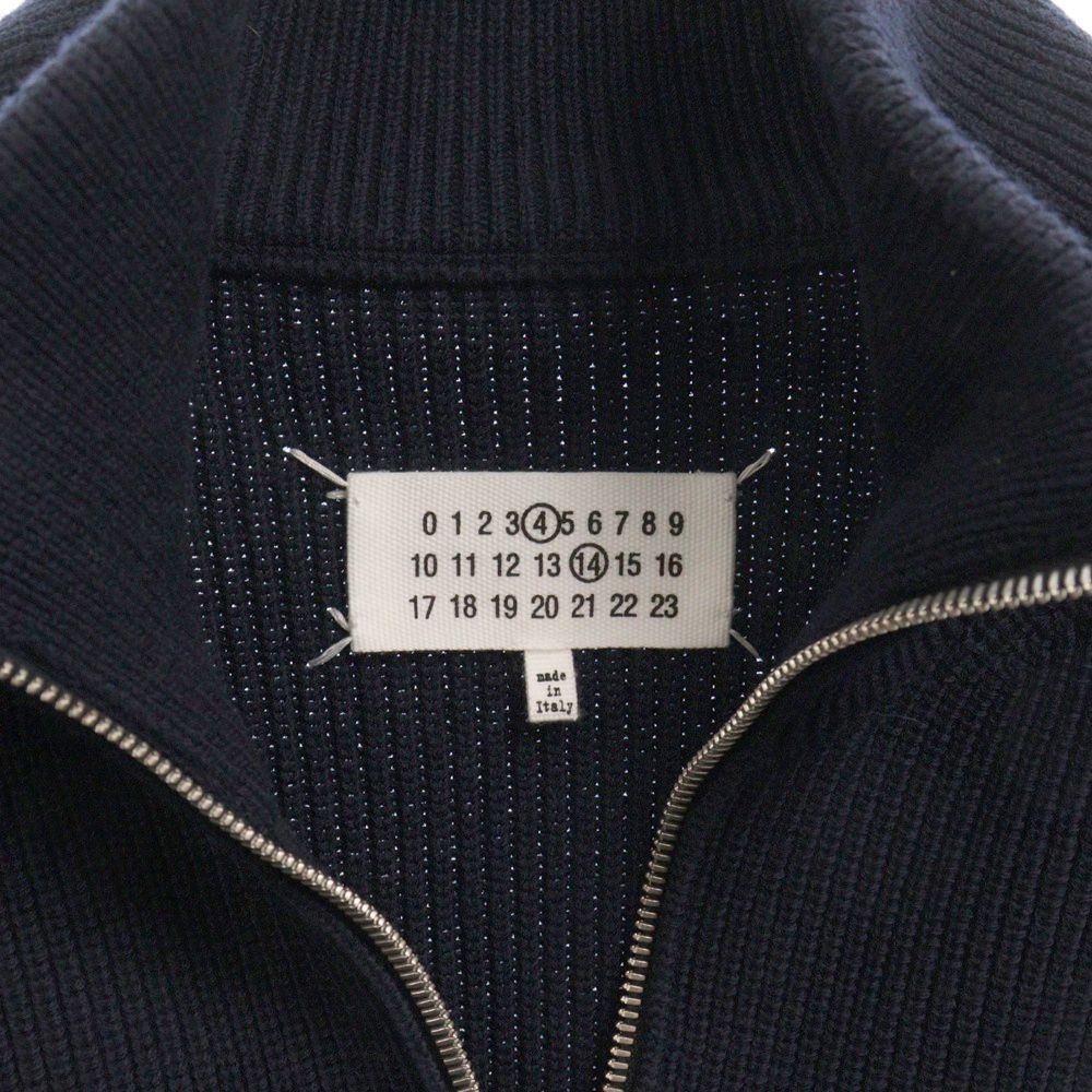 メゾンマルジェラ14 Maison Margielaドライバーズ ニットネイビー