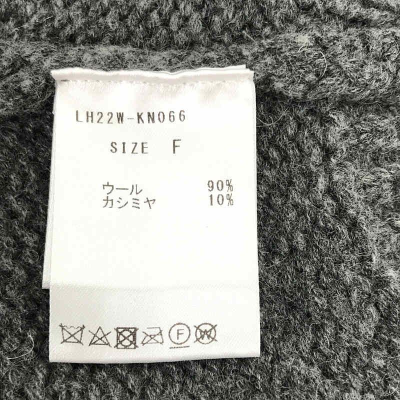 LOHEN / ローヘン | 2022AW | ウールカシミヤクルーネッククロップド