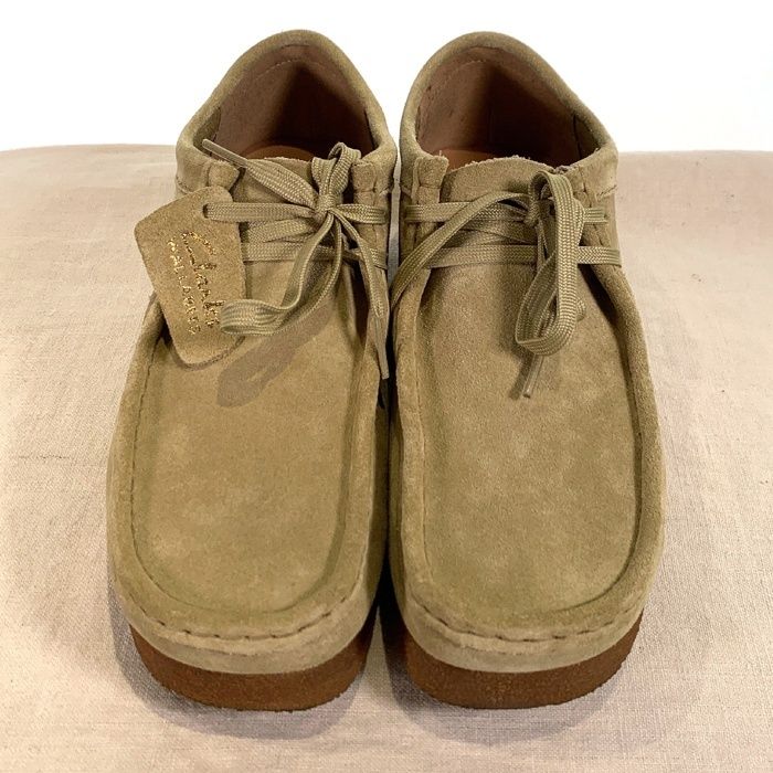 Clarks クラークス WALLABEE ワラビー スウェードシューズ ベージュ 61304065 Size UK7.5 (26.5cm)