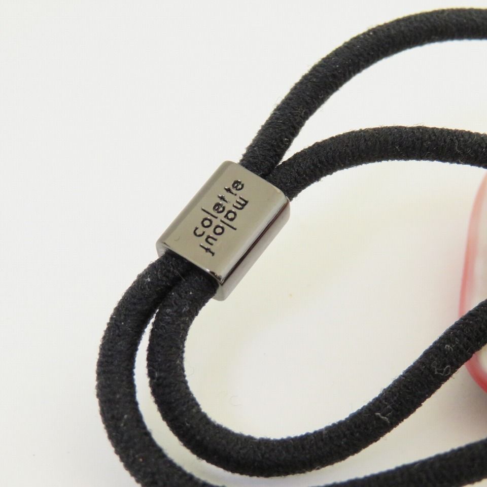 colette malouf コレットマルーフ ヘアゴム スクエア レッド系 a785983