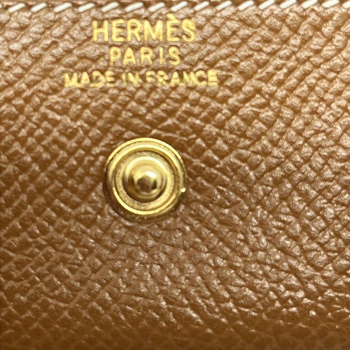 HERMES(エルメス) 小物入れ - ゴールド メモパッドカバー/ゴールド金具  