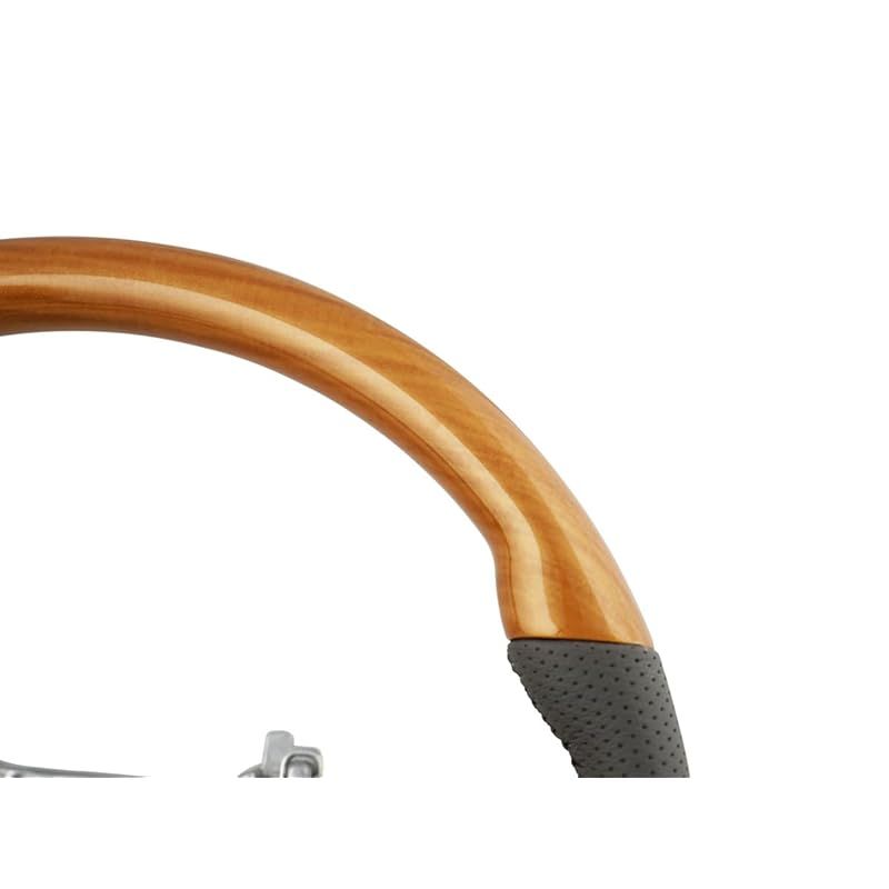 在庫 TRISTAR S エブリィワゴン DA17W ガングリップ ステアリング ハンドル ユーカリ茶木目調 0