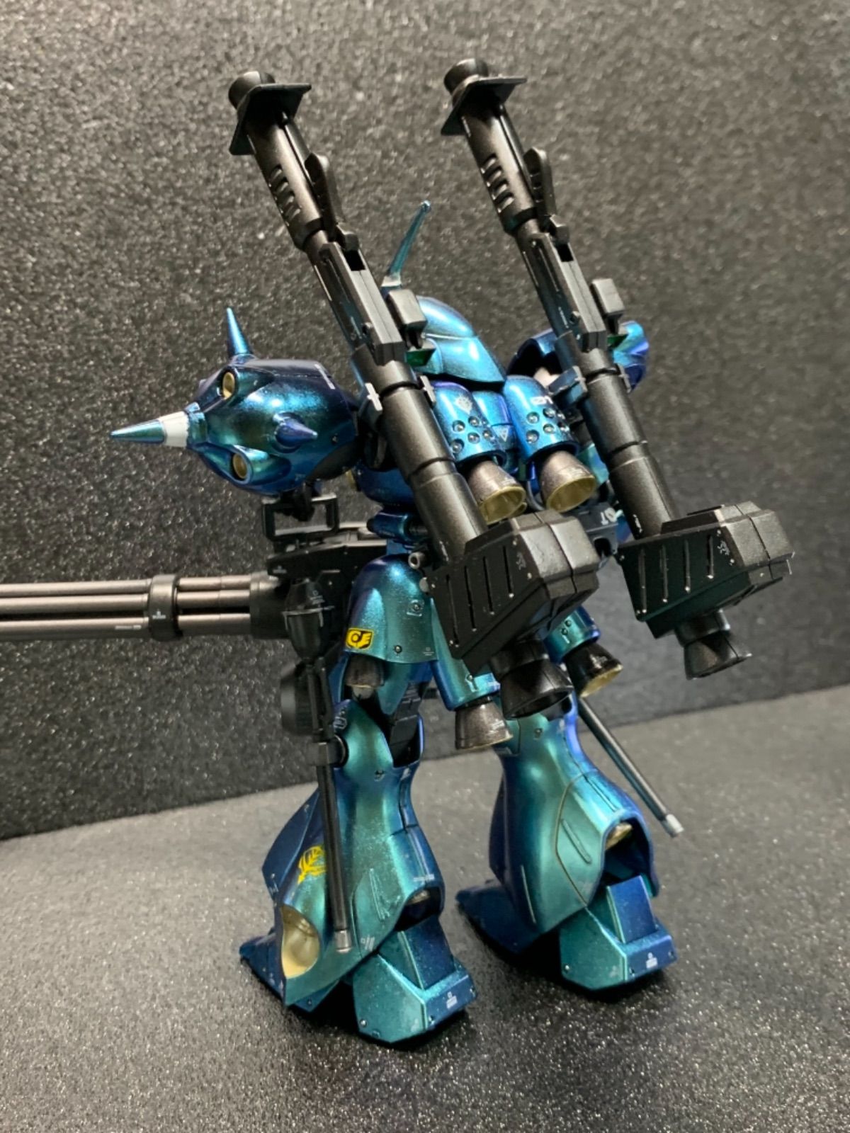 ガンプラ HGUC ケンプファー ジャイアントガトリング付 重装備Ver 完成