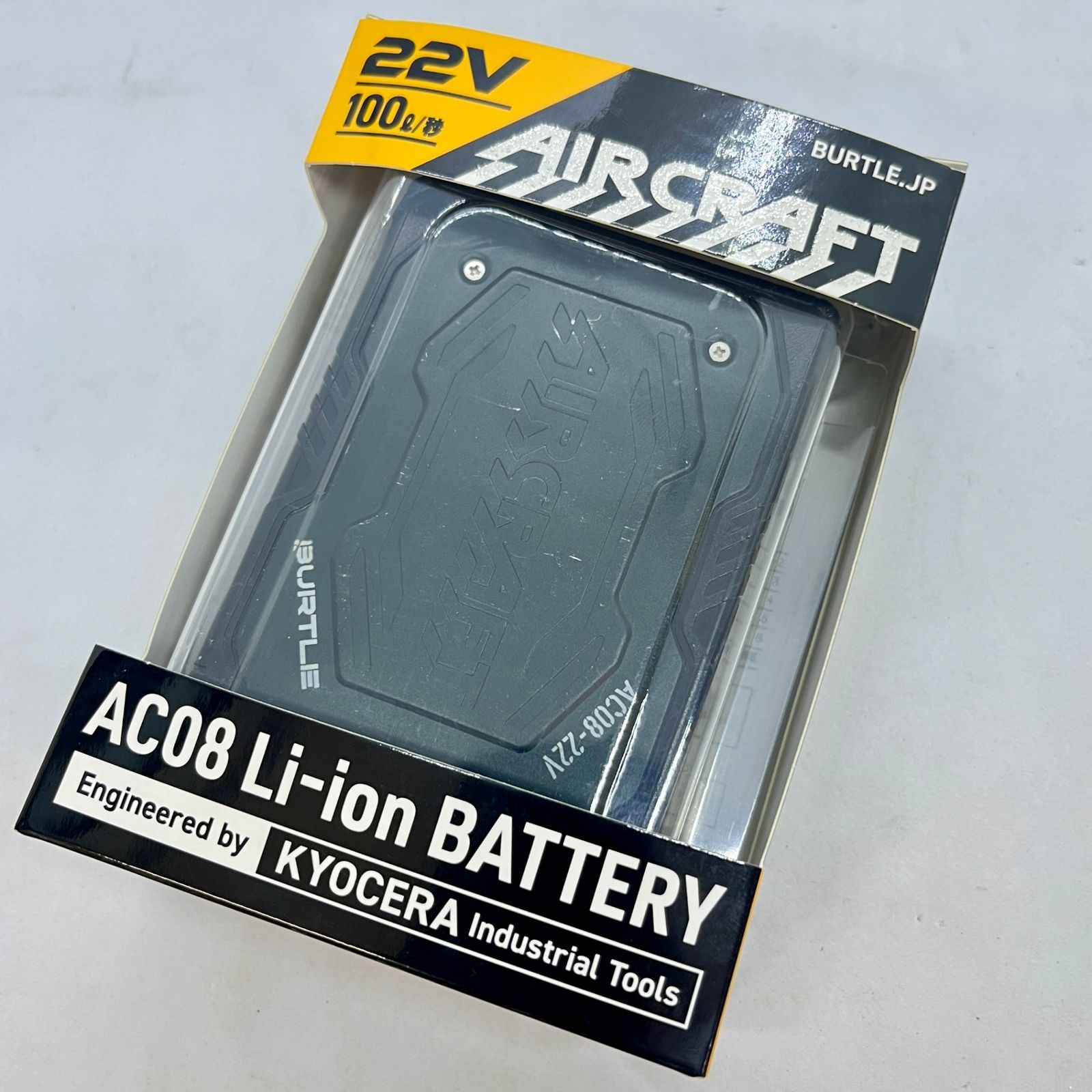 BURTLE バートル AIRCRAFT エアークラフト AC08 バッテリー 22V マット  