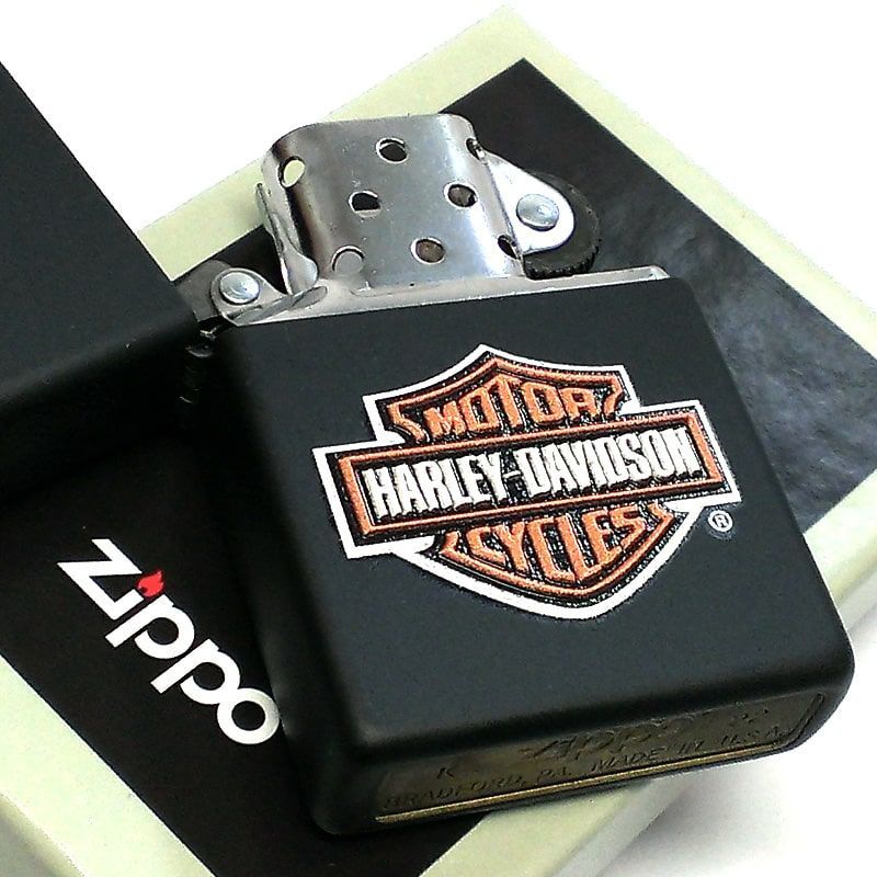 ZIPPO ハーレー ダビッドソン ジッポ ライター かっこいい ロゴメタル 