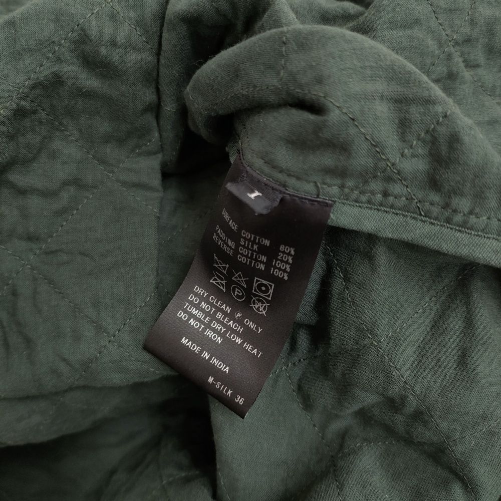 maison de SOIL キルティングシルクコート サイズ1 ノーカラー コート  