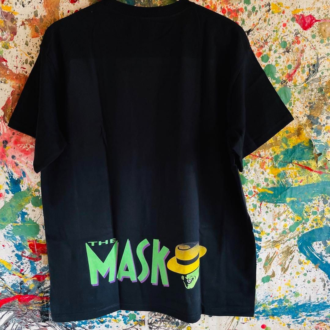 MASK crazy リプリント Tシャツ 半袖 メンズ 新品 個性的 黒 XL マスク