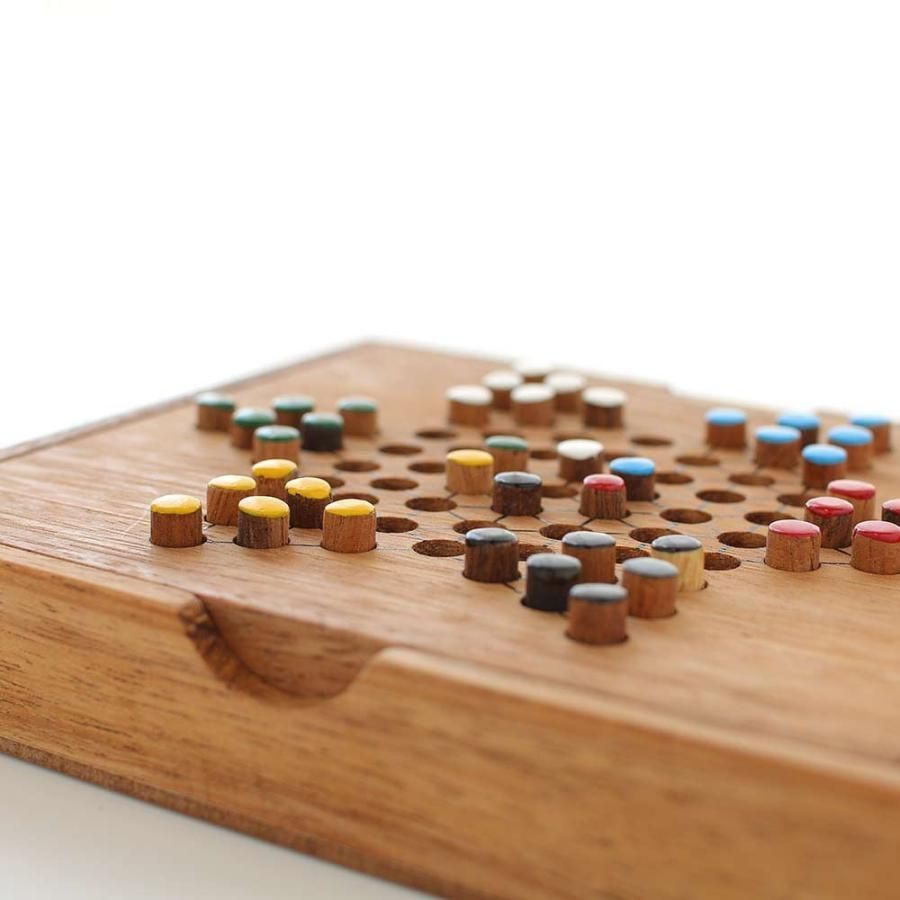 木製 ゲーム ダイヤモンドゲーム セット 家族で遊べるゲーム 星型