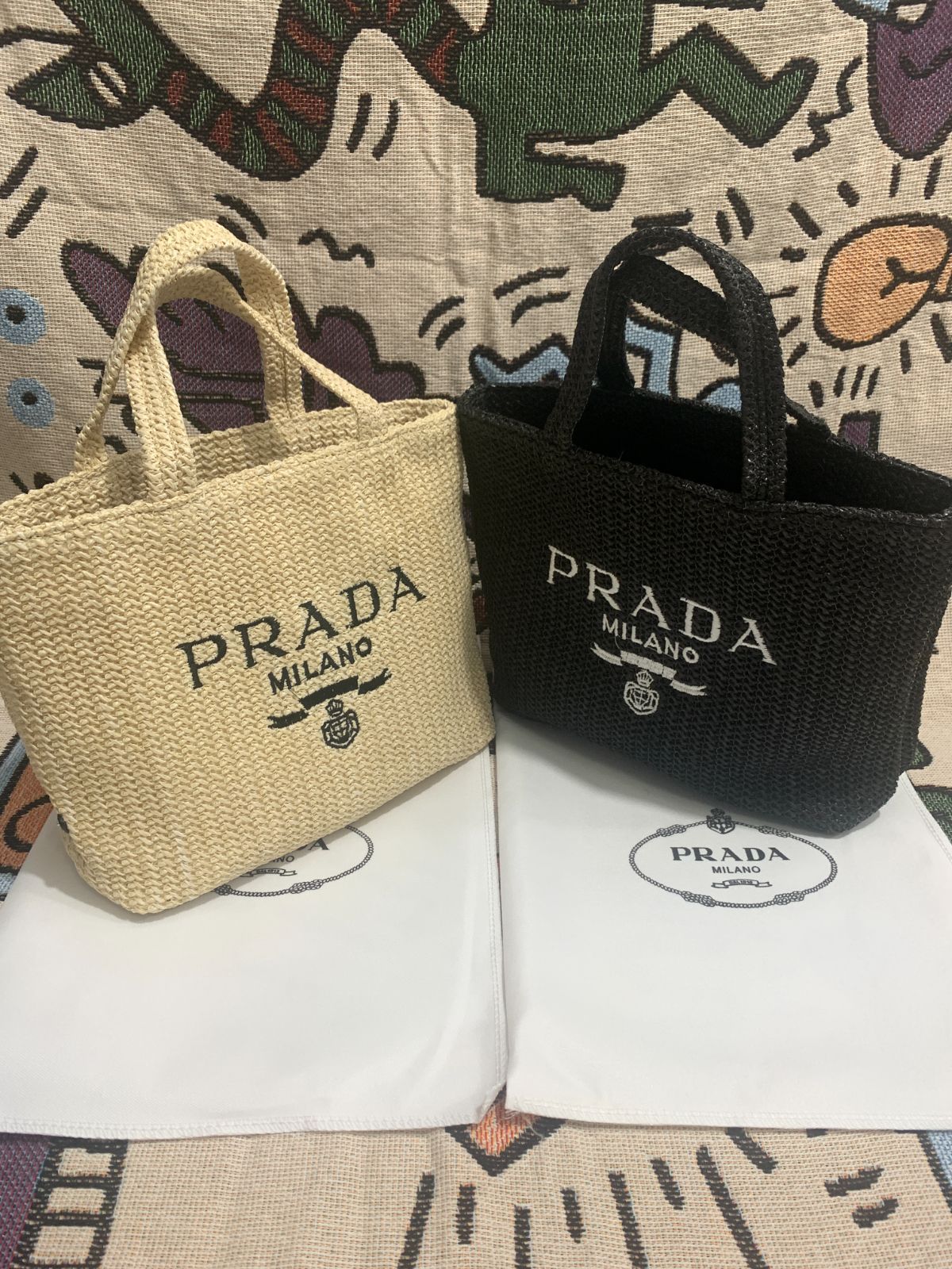 在庫限り】PRADA・プラダ トートバッグ かごバッグ ハンドバッグ　レディース　超人気