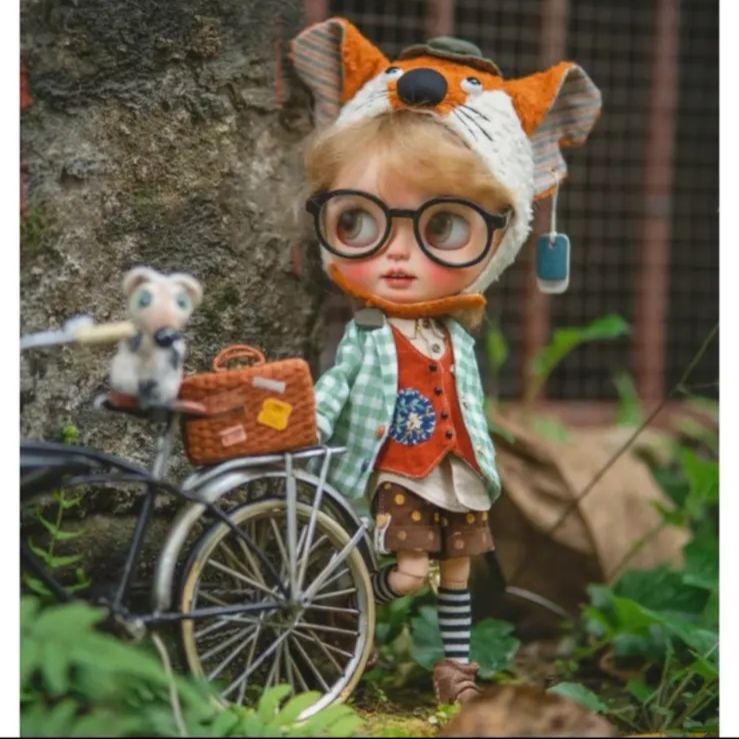 ブライス お洋服 アウトフィット 海外作家製 キツネさん - メルカリ 