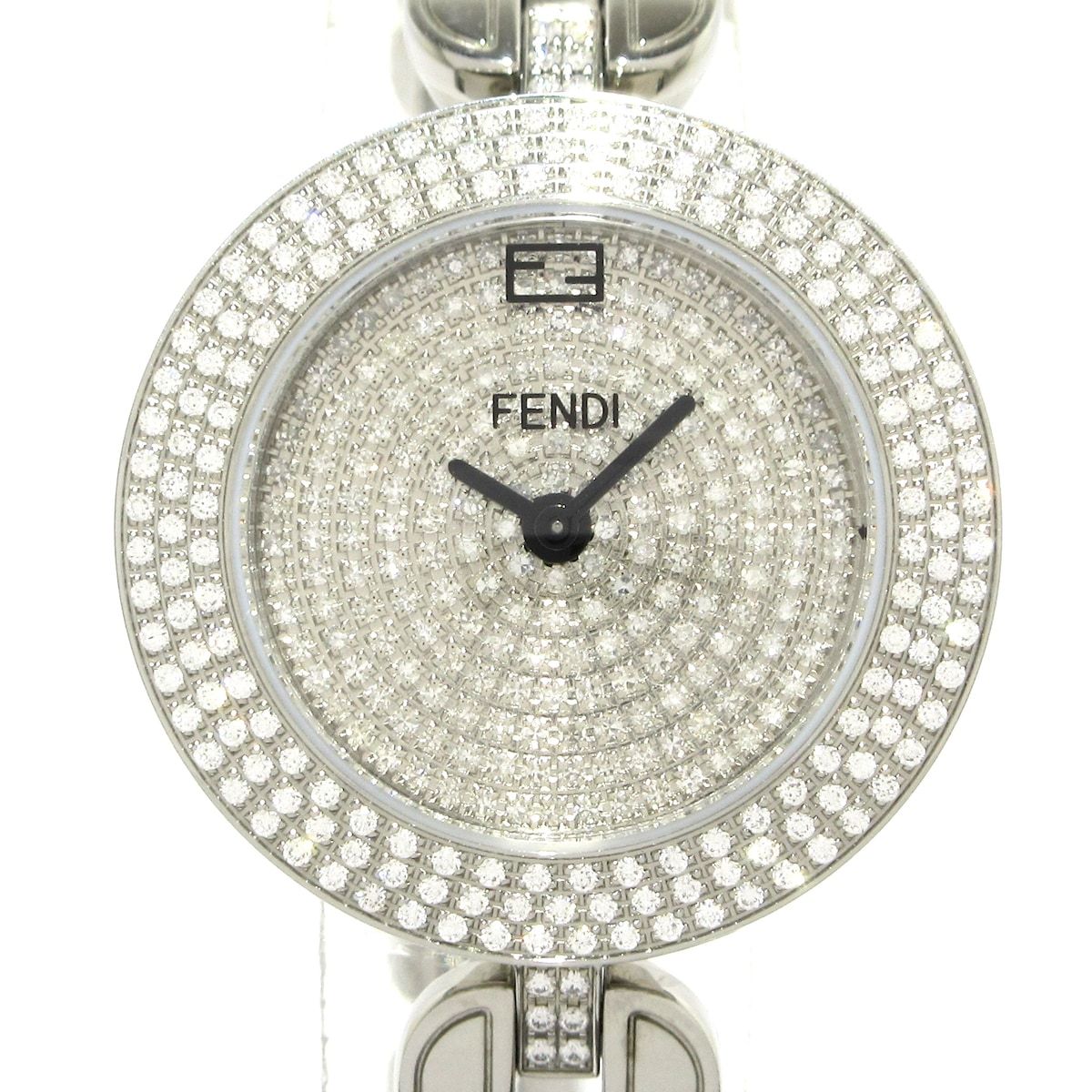 FENDI フェンディ 腕時計 マイウェイ 35000S レディース リミテッドエディション4|8 ダイヤ文字盤|ダイヤベゼル シルバー