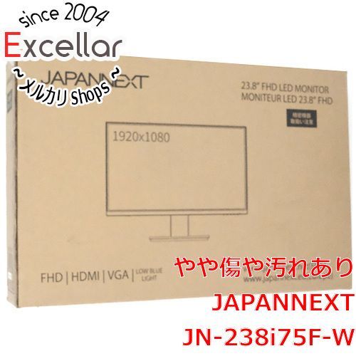 bn:7] JAPANNEXT 23.8型 フルHD液晶ディスプレイ JN-238i75F-W