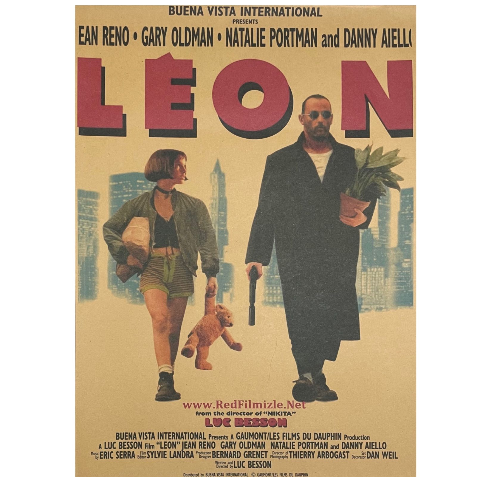 K115A3 レオン LEON 映画 ポスター ジャンレノ リュック・ベッソン - メルカリ