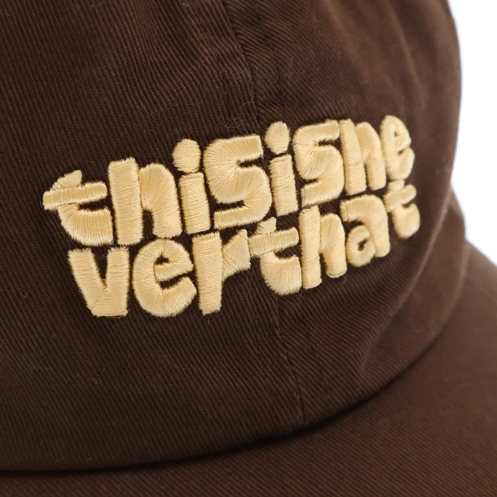 THISISNEVERTHAT (ディスイズネバーザット) Bold Logo Cap