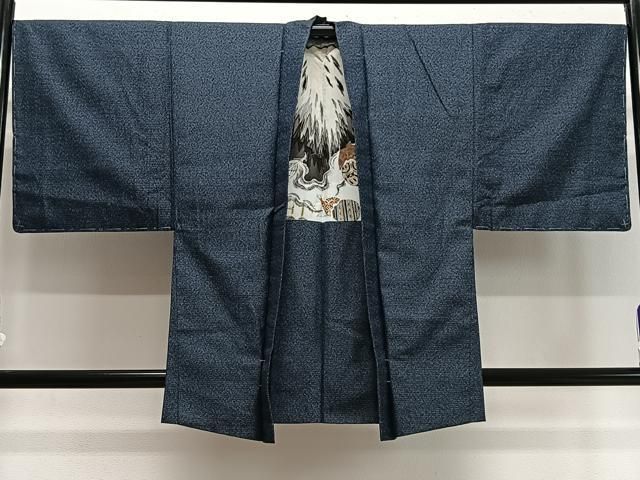 平和屋着物＃男性 紬 亀甲絣 正絹 ♥ CAAX7889ua