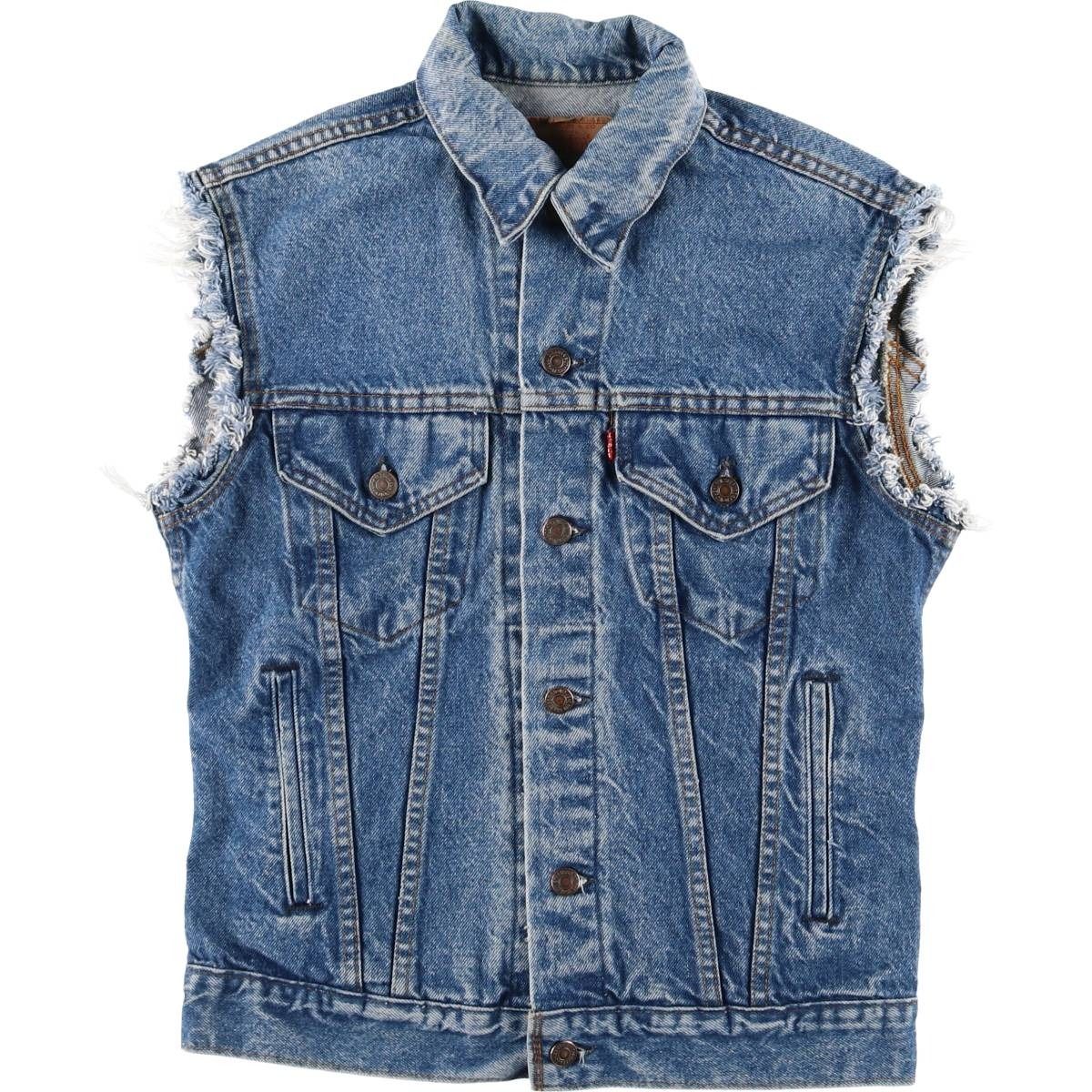 ビンテージ 70s リーバイス カットオフ デニム ベスト 古着屋 高円寺