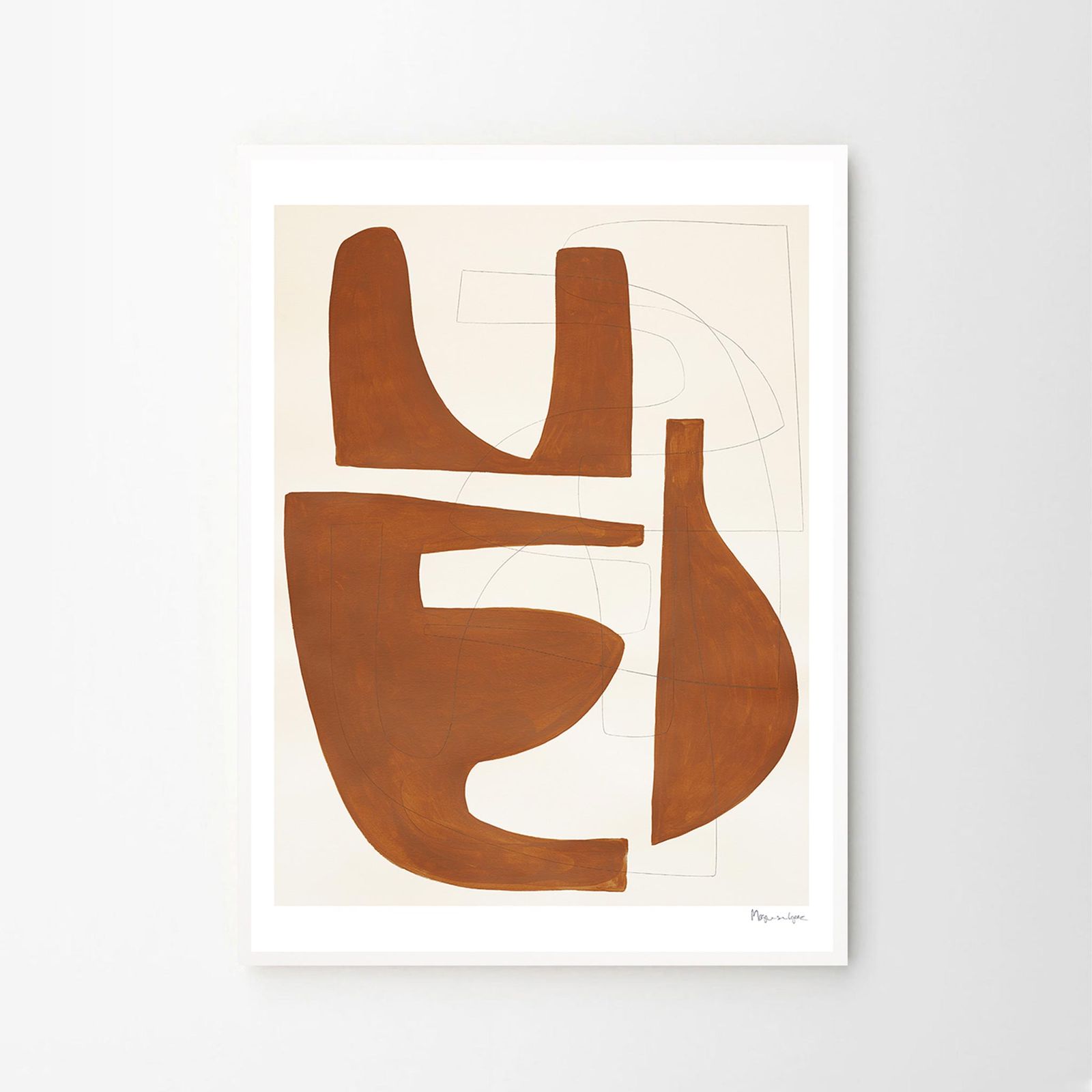 The Poster Club アートポスター 50×70cm Sienna/124x10493-50x70