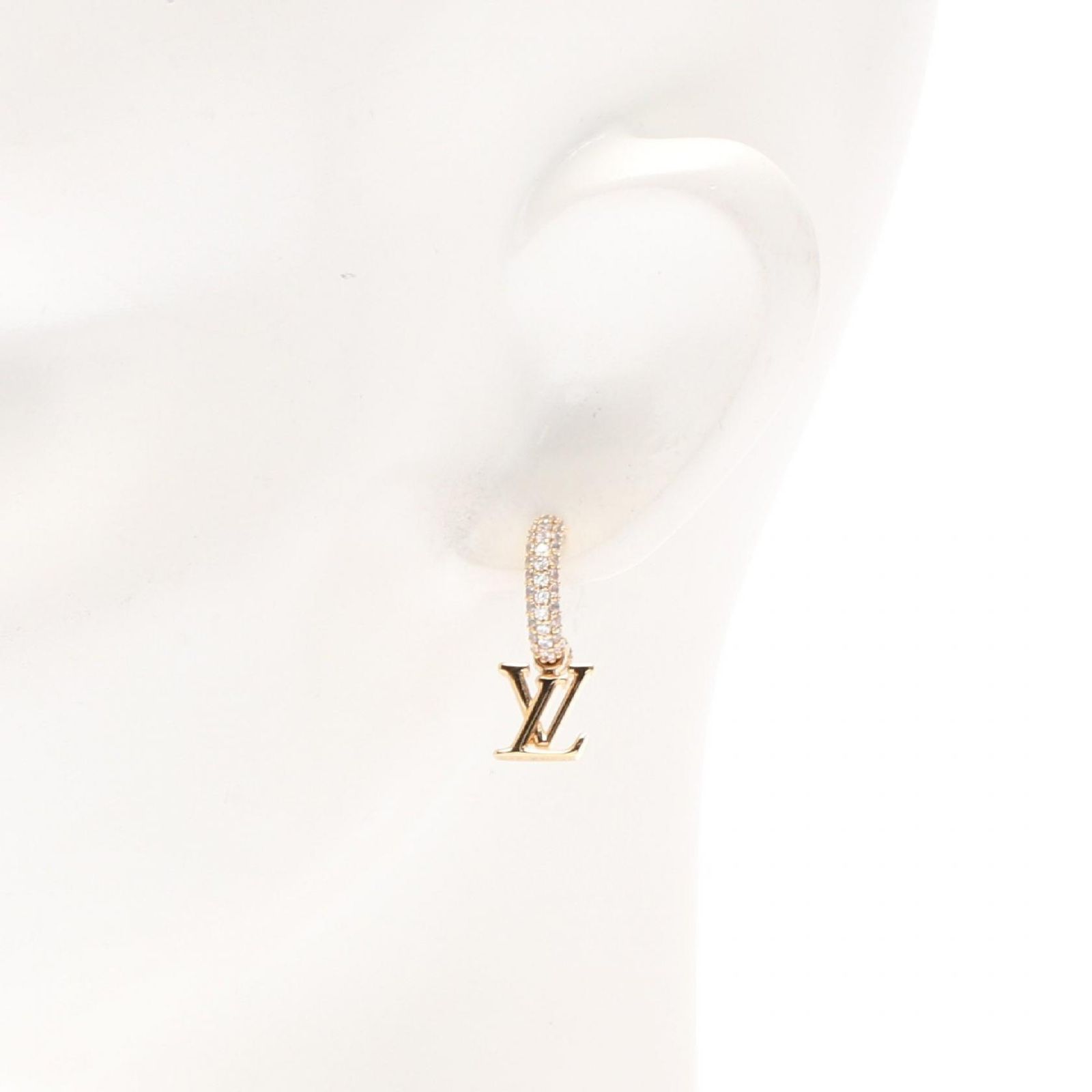 ルイ・ヴィトン LOUIS VUITTON ピアス フープ LVアイコニック M01732