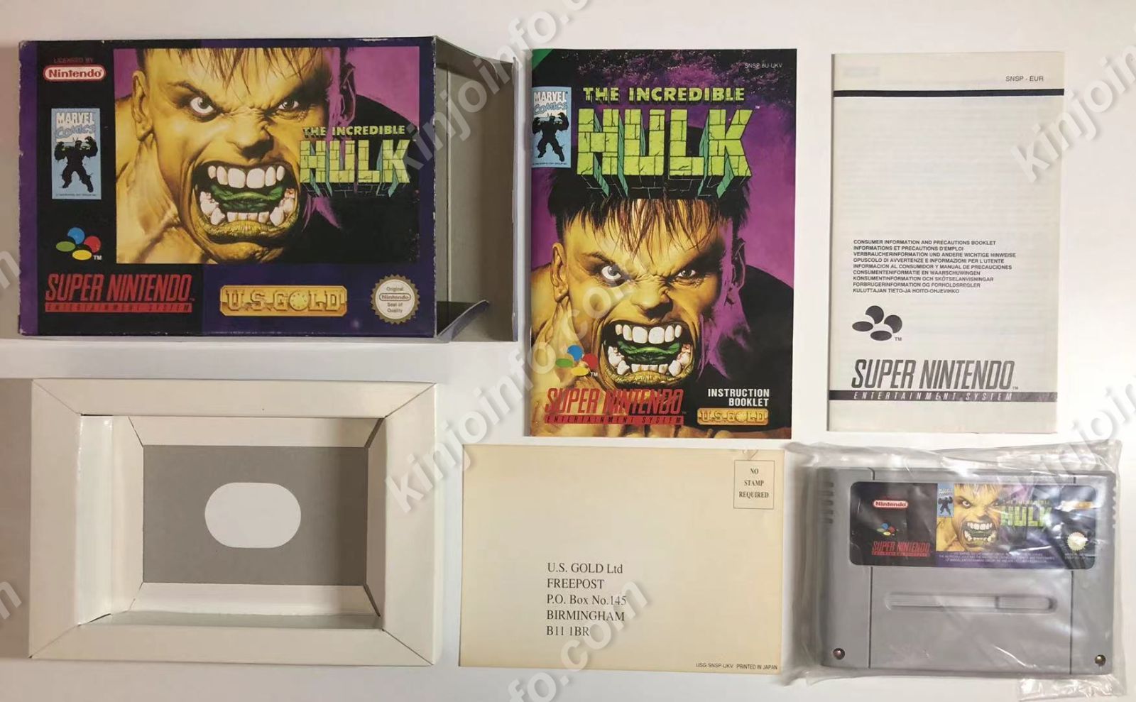 The Incredible Hulk【中古美品・SNES欧州版】 - メルカリ