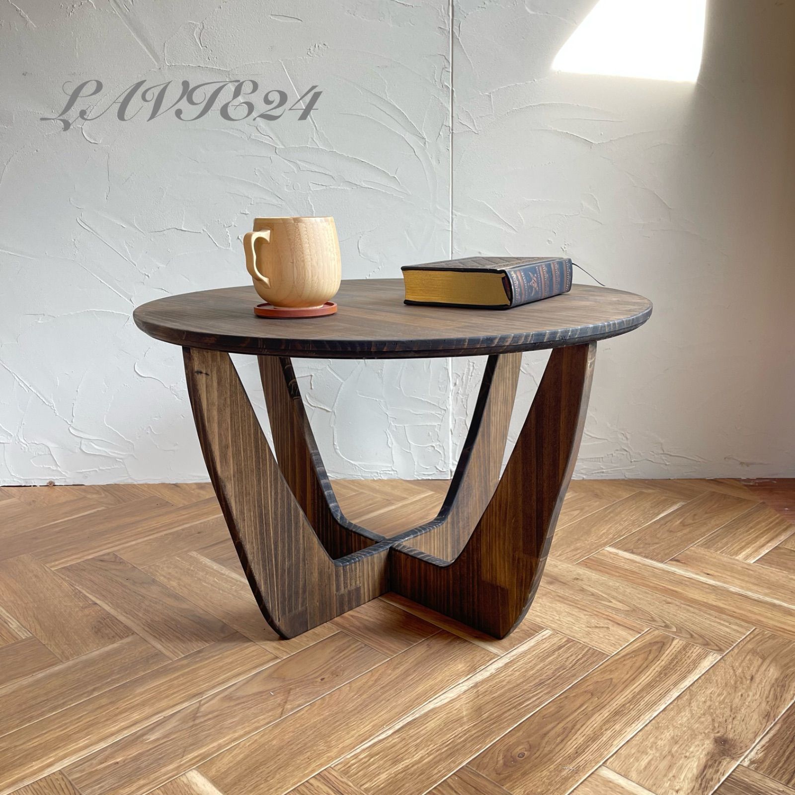 ラウンドテーブル A/ 丸ローテーブル デザイン 丸テーブル/カフェ
