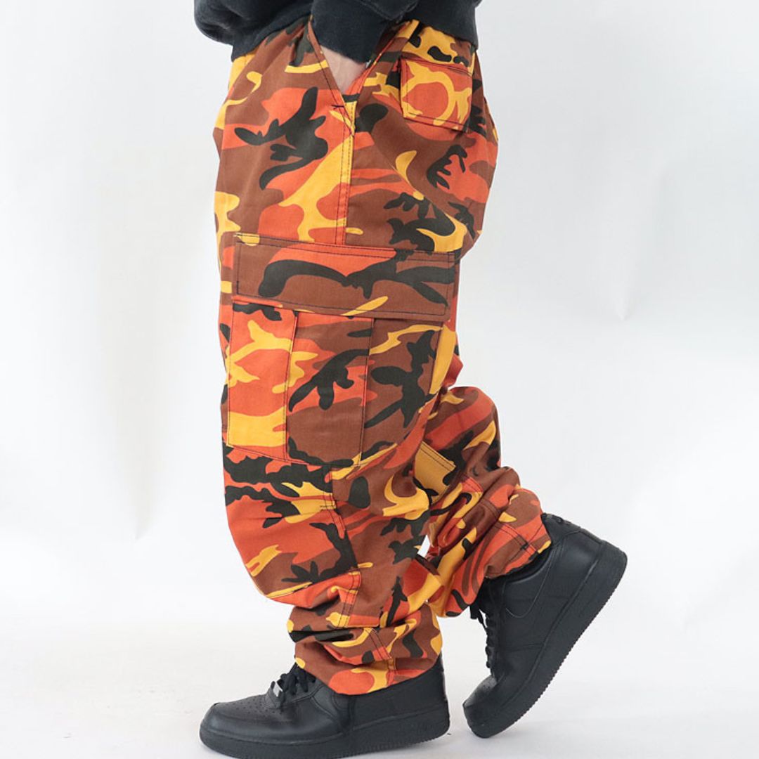 新品】【ROTHCO／ロスコ・カーゴパンツ（オレンジ）】ミリタリー