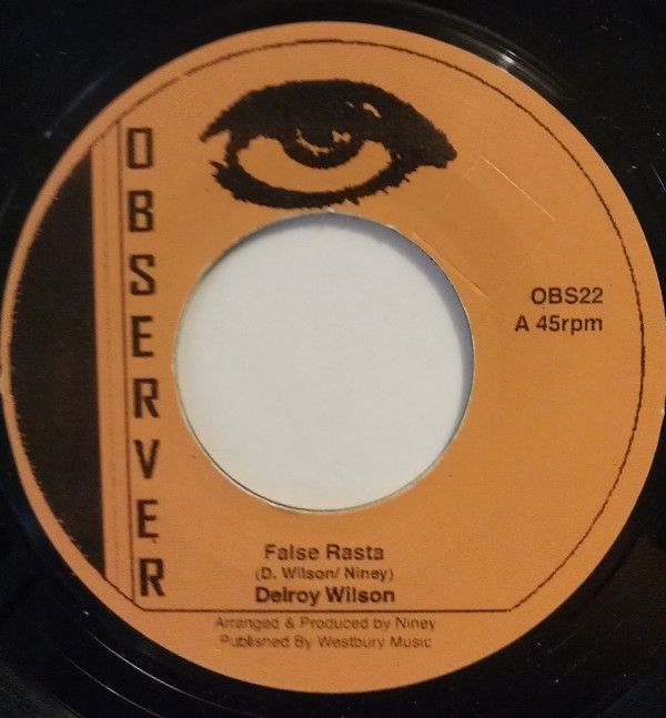 英7” Delroy Wilson False Rasta / Halfway Up The Stairs OBS22