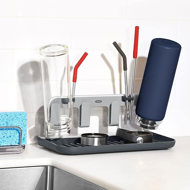 OXO 折り畳み式 水切り ラック ボトルドライングラック 水筒などに便利 0