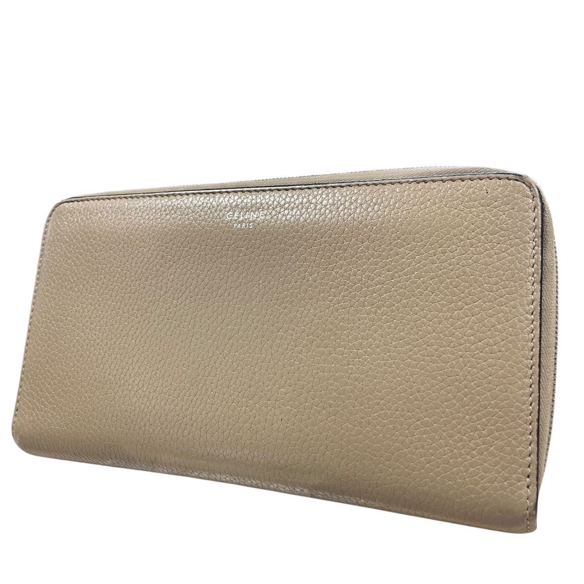 ♪2853 CELINE セリーヌ ラージ ジップドウォレット 長財布 ファスナー 