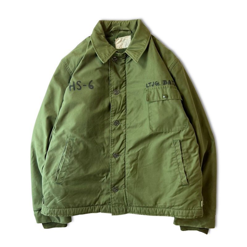 ステンシル 70s USN A-2 デッキ ジャケット XL www.paperrecovery.com