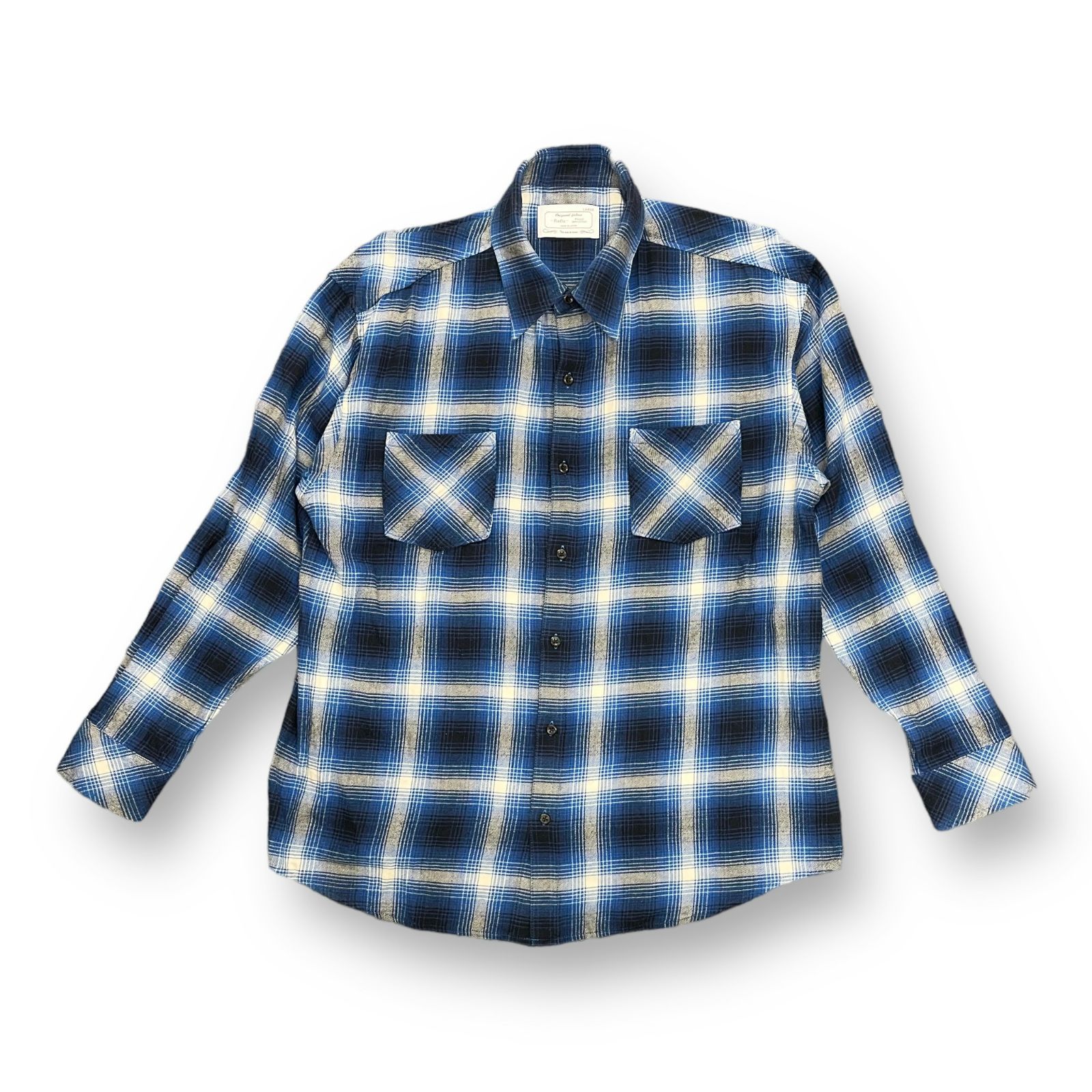 定価28600円 Rafu 23SS STANDERD SHIRT スタンダード チェック シャツ 