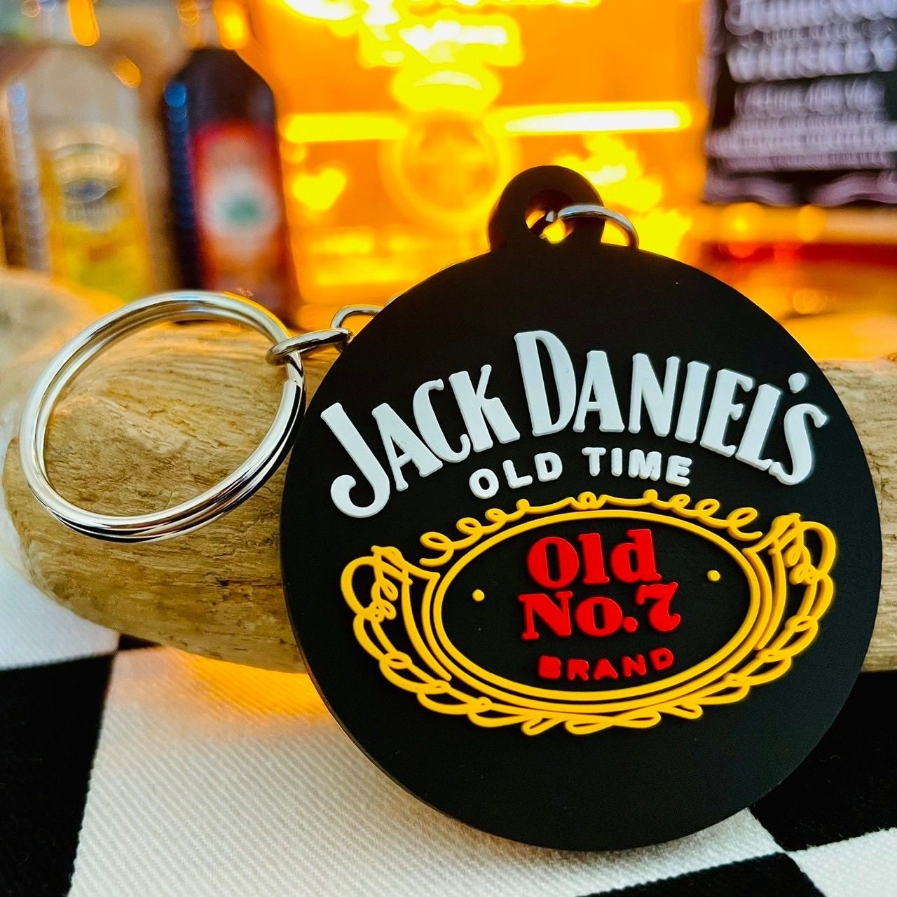 新品 🇺🇸 ラバーキーホルダー【ジャックダニエル】Jack Daniel's キャラクター キーチェーン キーリング アメリカン雑貨 コレクション  ファッション アクセサリー アイテム 鍵 カギ ポーチ バッグ