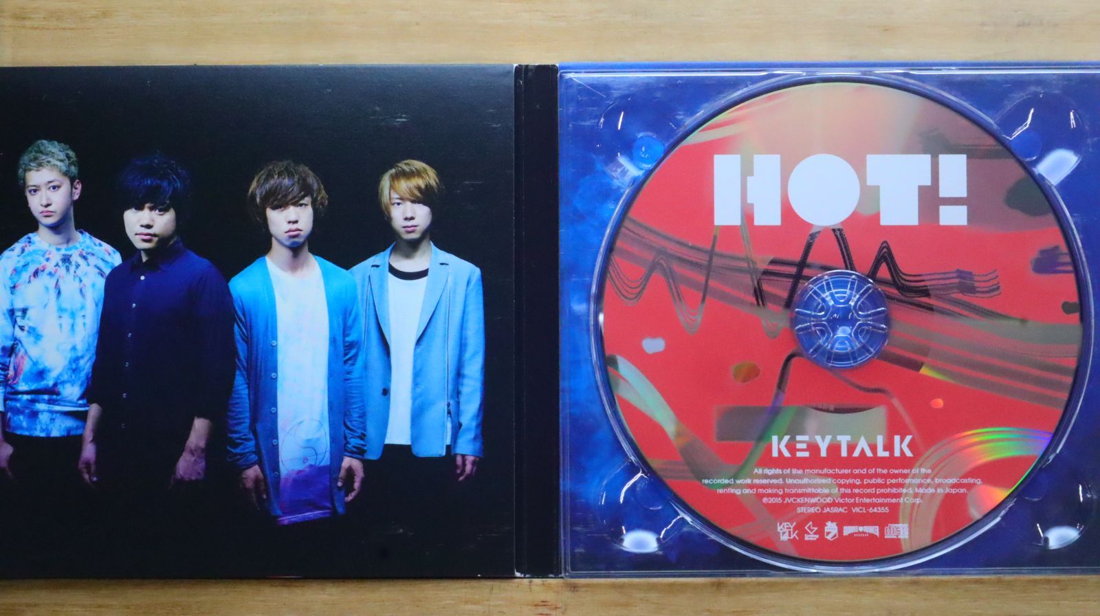国内盤CD☆キー・トーク/KEYTALK□ HOT!（通常盤） 【VIZL839