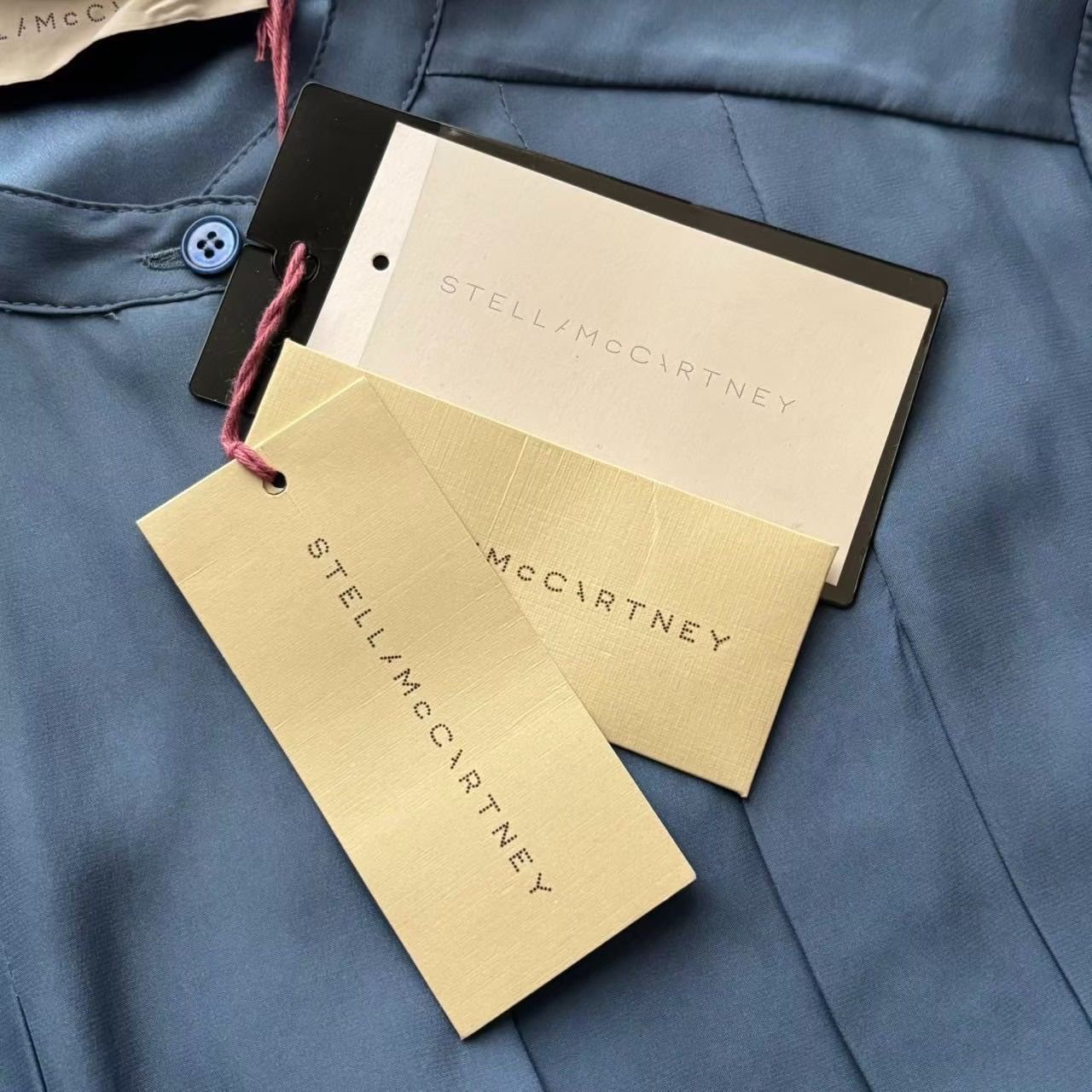 未使用 STELLA McCARTNEY ステラマッカートニー ワンピース 水色