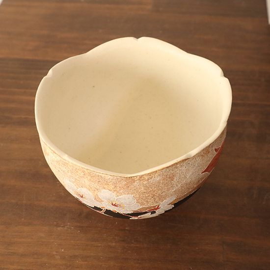 抹茶碗 桜 大貫博之 直径11×8.5cm 陶器 和食器 笠間焼 - メルカリ