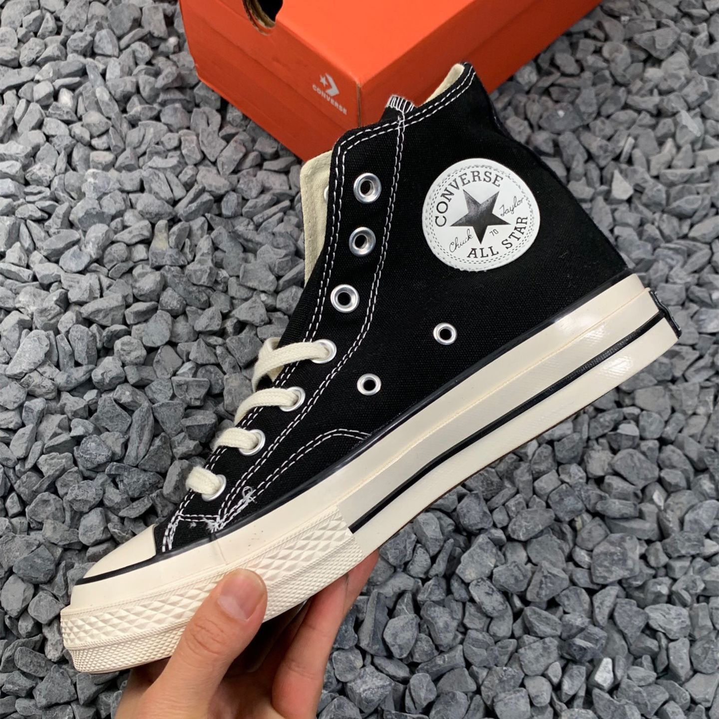 コンバース converse チャックテイラー CT70 HI ブラック 男女兼用 箱付<>