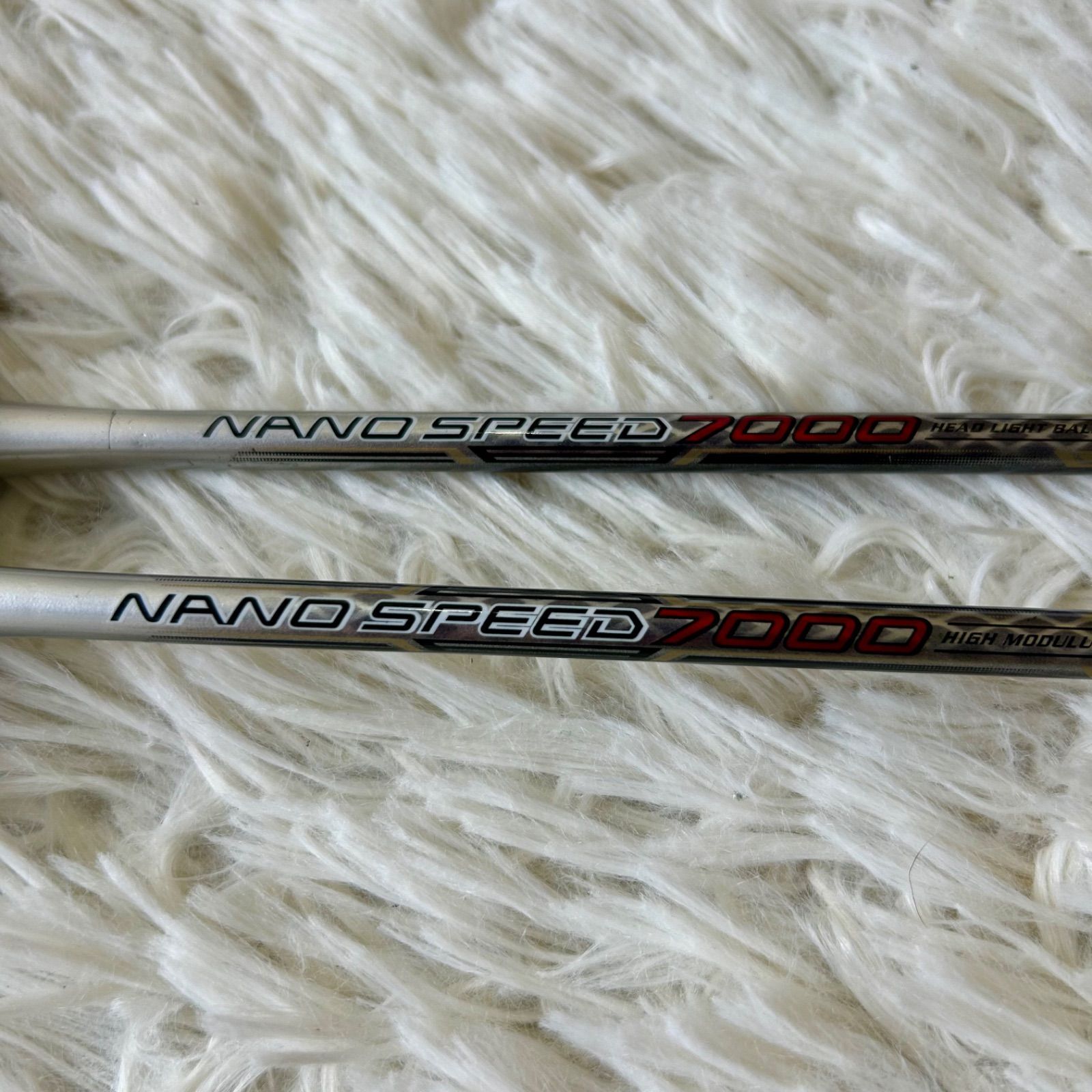 廃盤 ヨネックス ナノスピード 7000 バトミントンラケット 2本セット