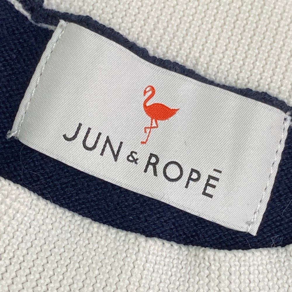 サイズ：M JUN&ROPE ジュン アンド ロペ ニットセーター ネイビー系