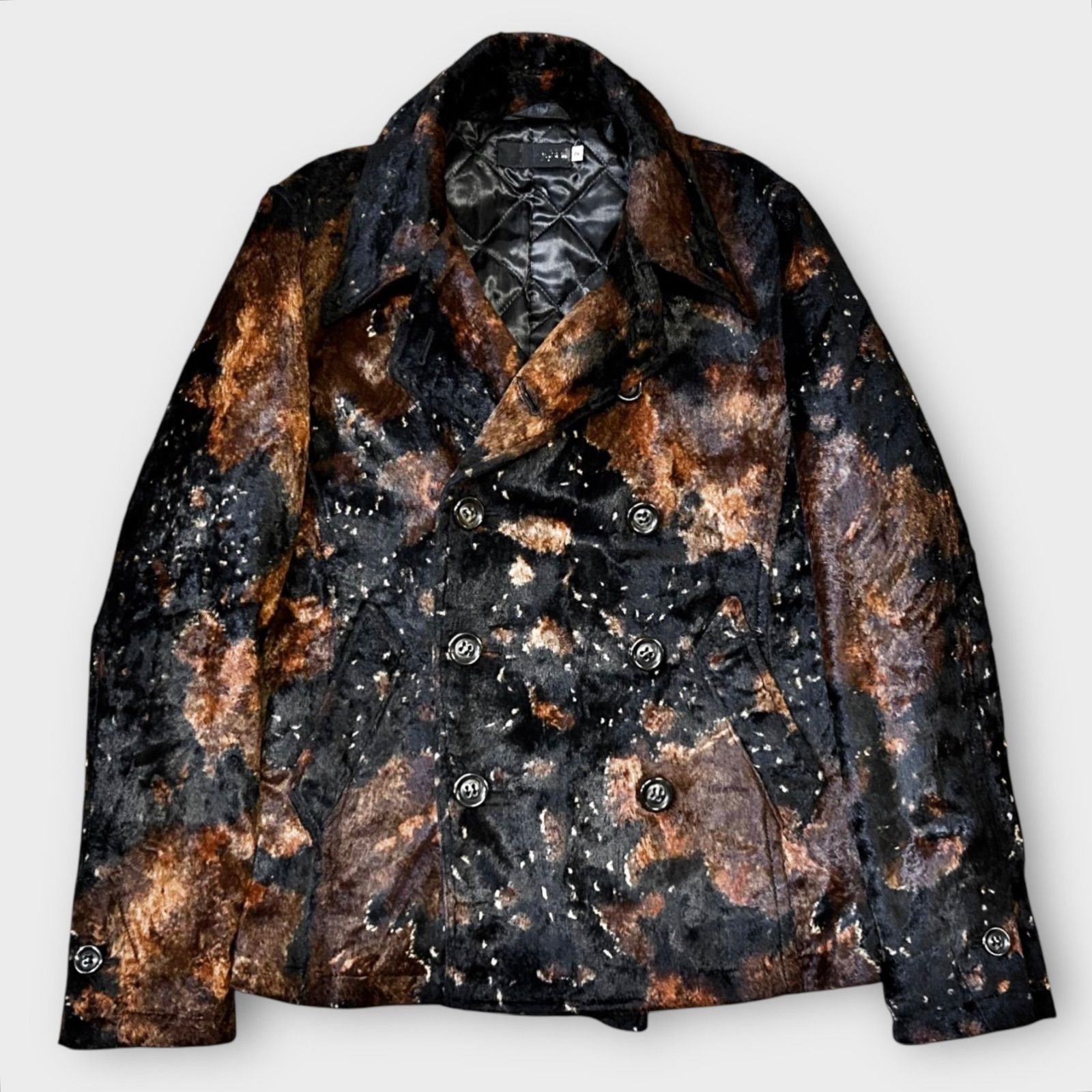 00s velvet pea coat - メルカリ 