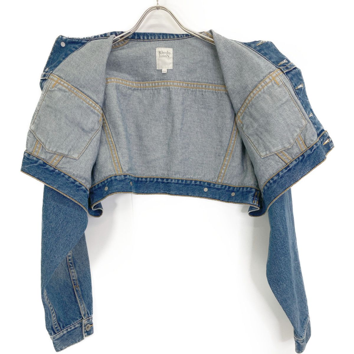 RhodolirioN ロドリリオン MP807 ｲﾝﾃﾞｨｺﾞ ｼｮｰﾄﾃﾞﾆﾑｼﾞｬｹｯﾄ O／S - メルカリ 