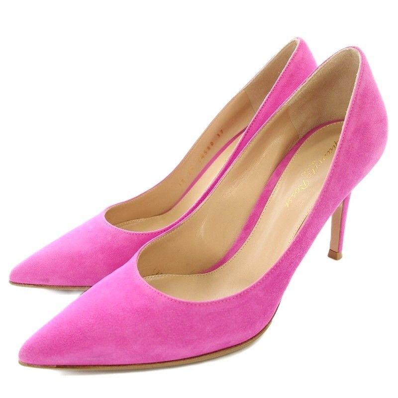 Gianvito Rossi ピンヒール　スエード　37サイズ Gianvito Rossi ピンヒール スエード 37サイズ Gianvito Rossi