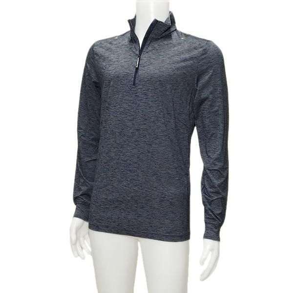 シェルボ CHERVO メンズ 秋冬 ストレッチ 保温 ハーフジップ長袖シャツ サイズ46 031-23911