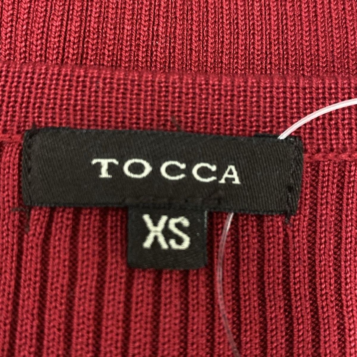 TOCCA - TOCCA(トッカ) カーディガン サイズXS レディース美品  - レッド 長袖 TOCCA - TOCCA(トッカ) カーディガン サイズXS レディース美品