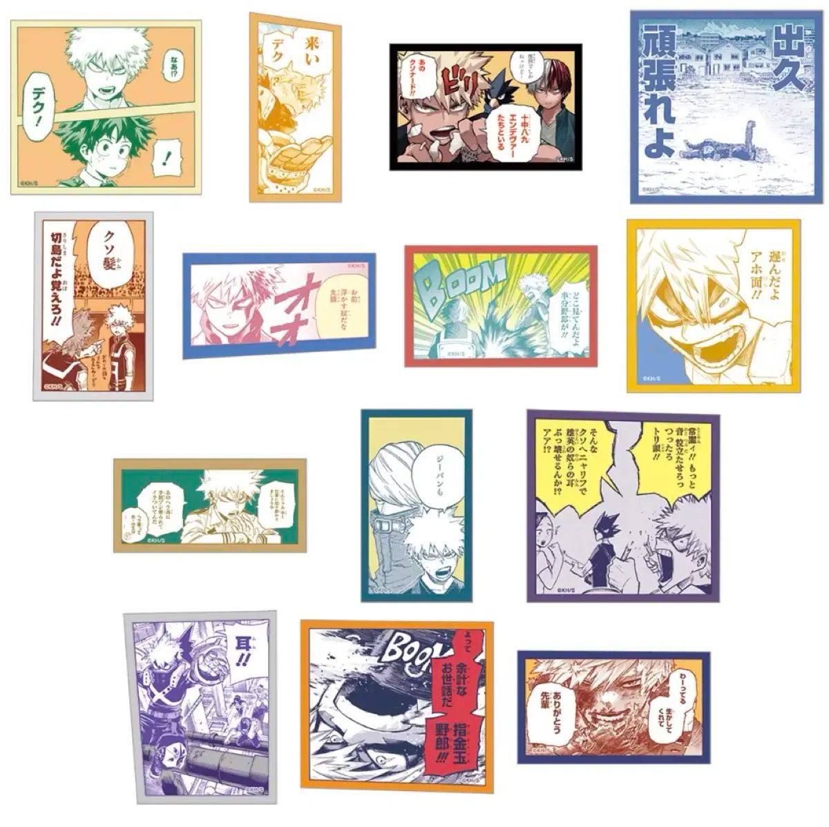 未開封 マイ ヒーローアカデミア 原画展 ステッカーシール 僕のヒーローアカデミア ヒロアカ