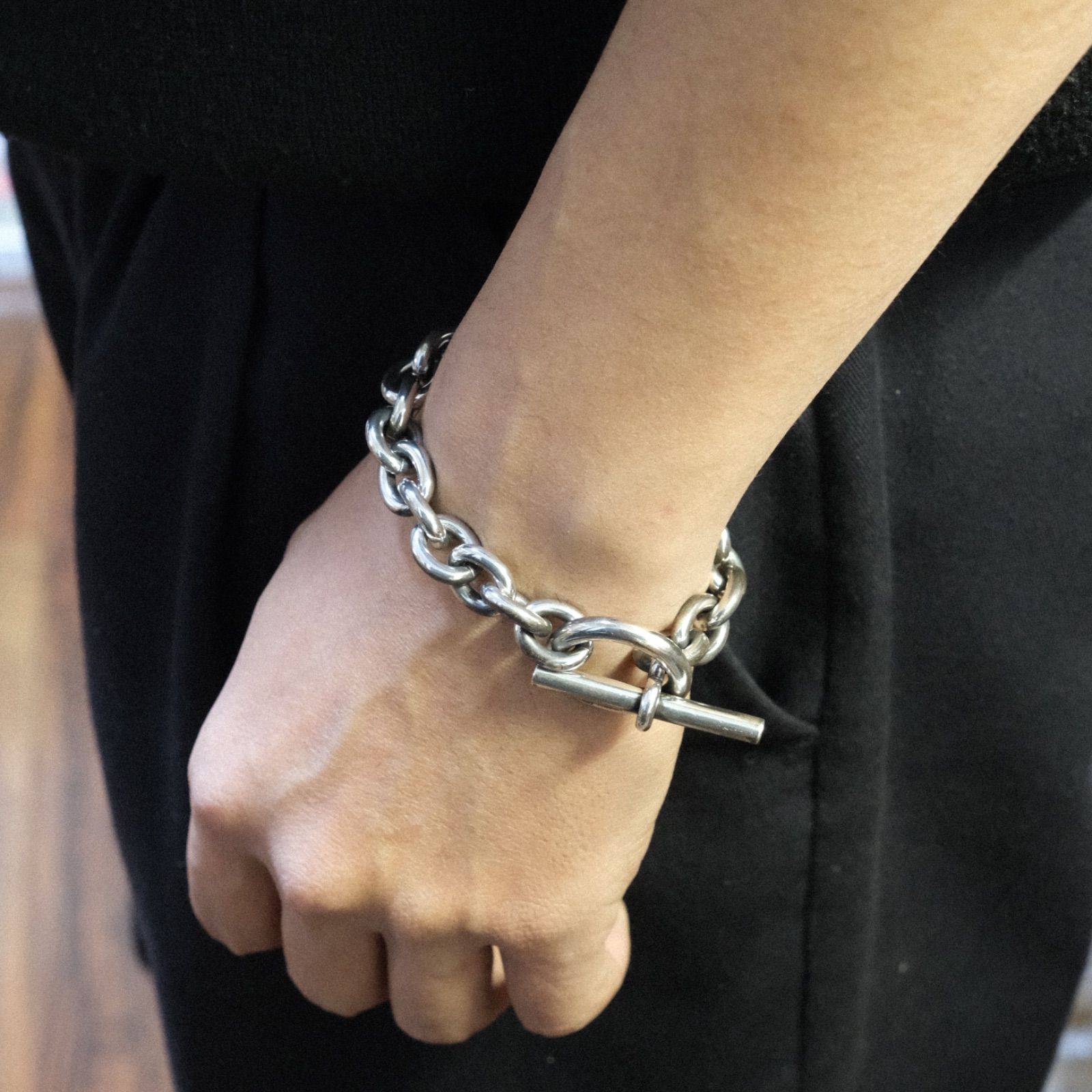 ラウンドチェーンブレスレット Medium